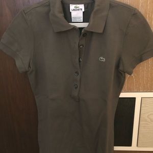 Lacoste slim fit stretch pique polo shirt 34 XS